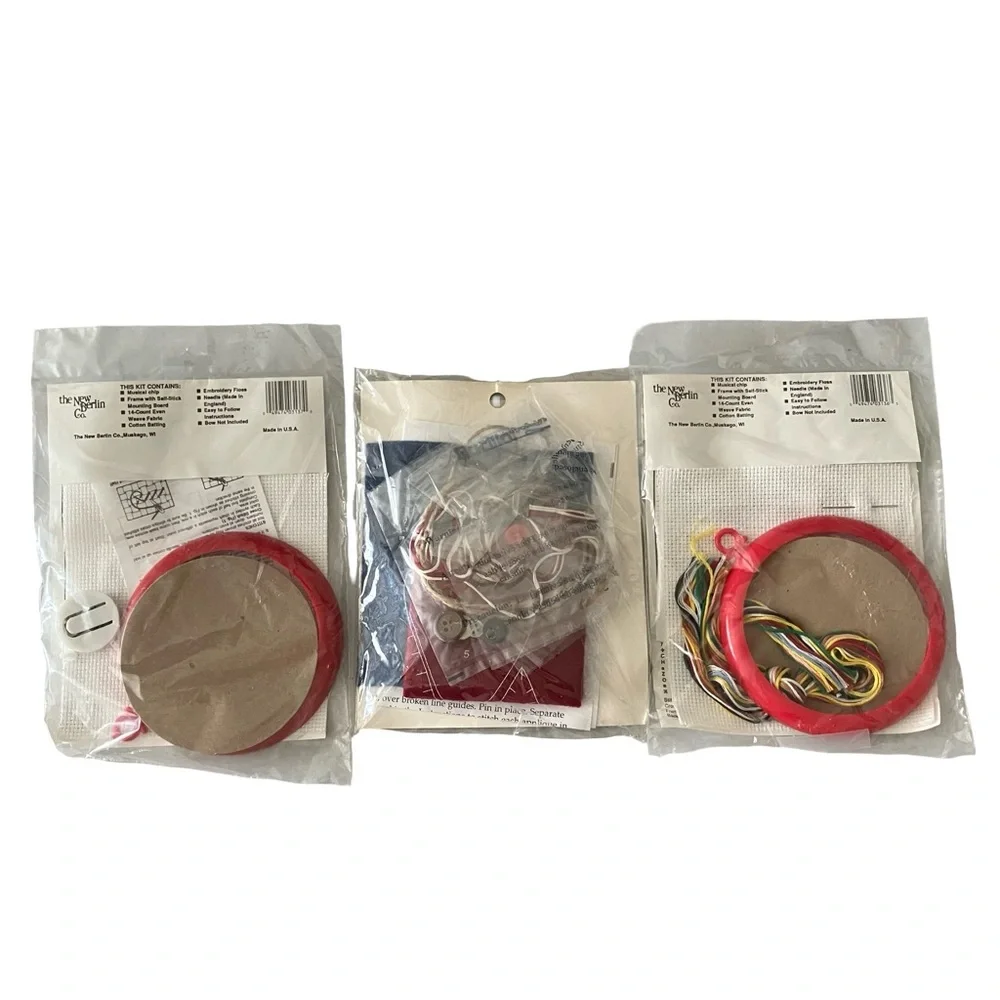Alma Lynne Holiday Felt Ornaments & New Berlin Co Musical Cross Stitch Kits